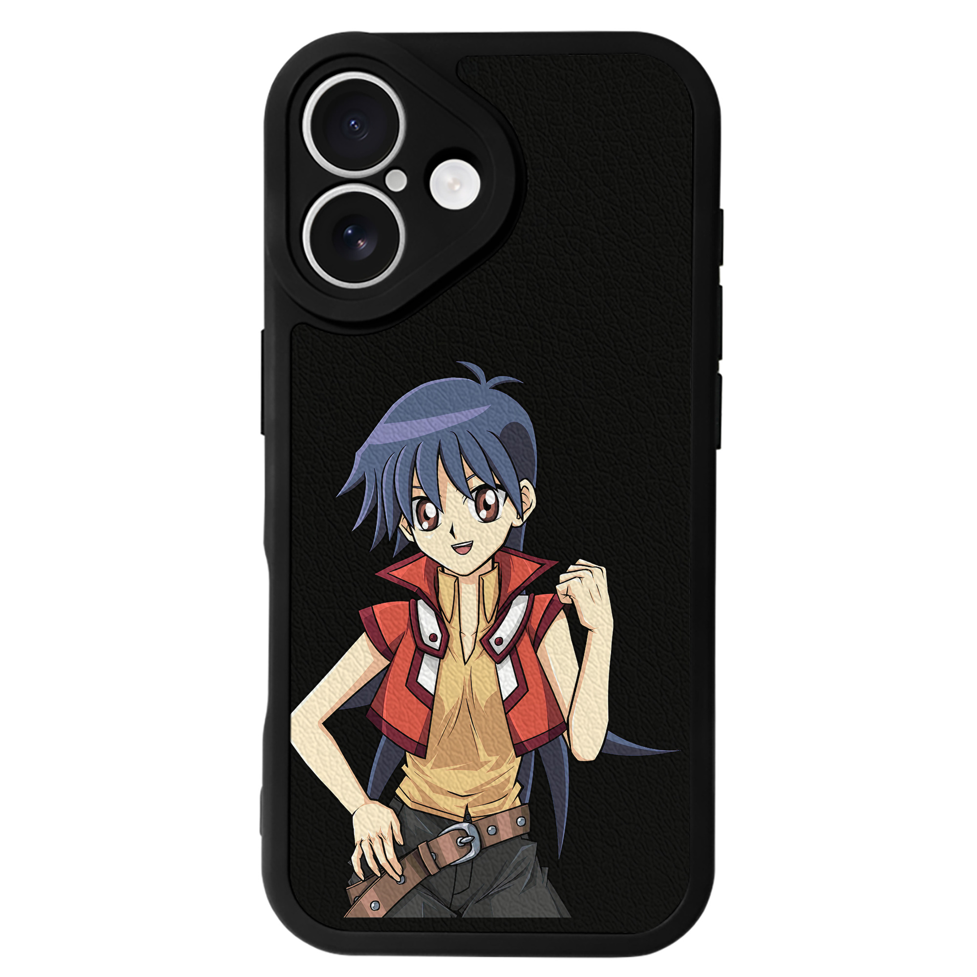 遊☆戯☆王 Yu-Gi-Oh! 【iPhone 16シリーズ対応】シリコンスマホケース（レザー調） 材質：シリコン